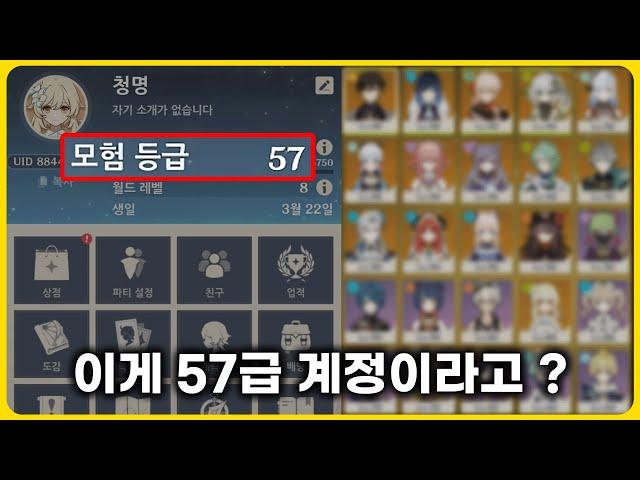 요즘은 57급에 이게 가능하네요 [원신]