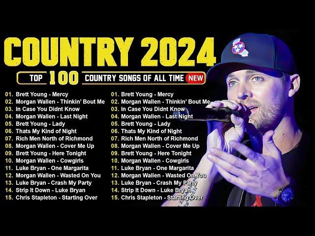 Country Music 2024 - Brett Young, Morgan Wallen, Kane Brown, Luke Bryan, Luke Combs, Chris Stapleton