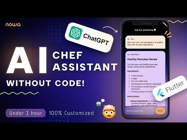 Build Without Code: Flutter ChatGPT App with Custom Prompt using Nowa