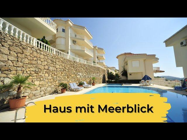 Villa mit Meerblick / Hauskauf Türkei / Immobilien zu erwerben in Alanya, Kargıcak