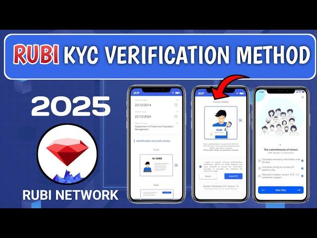 Rubi Kyc verification Method | Rubi Network Kyc video method 2024