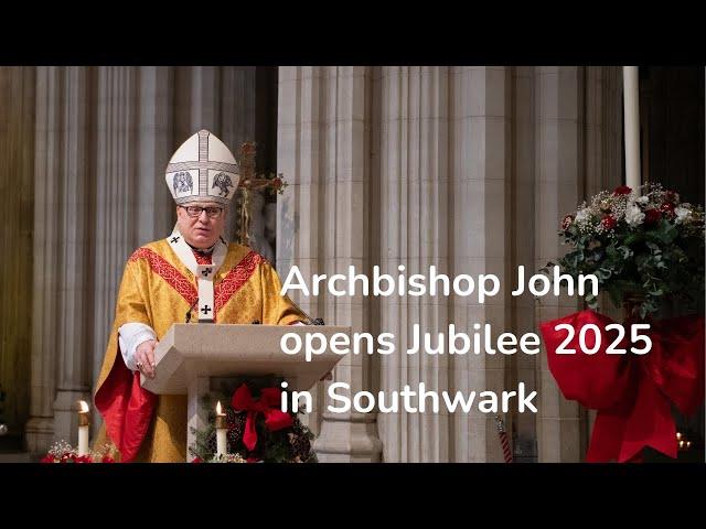 Archbishop John Wilson's Jubilee opening homily