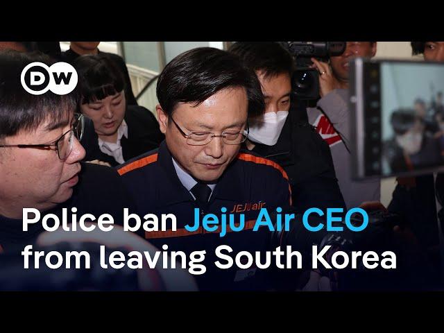 South Korean police raid Jeju Air offices | DW News