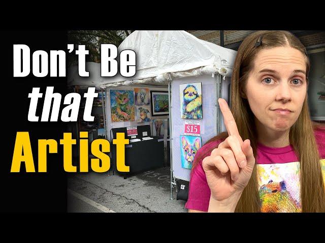 Art Fair Vendor Etiquette - Be a GOOD Art Booth Neighbor