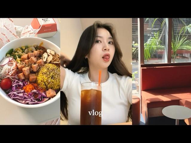 VLOG | 네? 출장이요? 네? 제주도요? | 잔잔브이로그 | 주말 아침 커피맛집 가기 | 집밥 먹는 일상 | 김치찌개 고수 | 용산 용리단길 카페 추천 | 하루 한번 건강챙기기