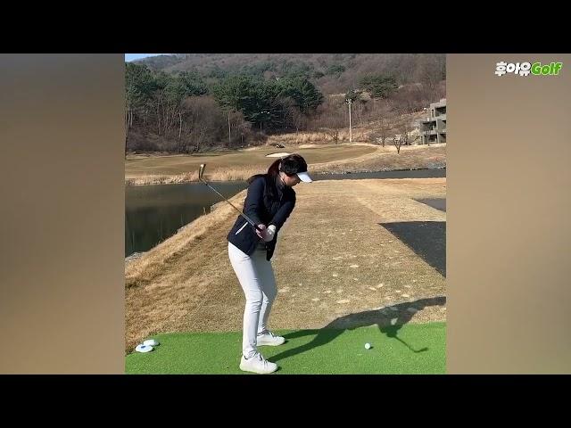 '헉' 소리 나는 스윙과 미모 김태림프로 드라이버 아이언 클럽별 스윙 #골프#golf