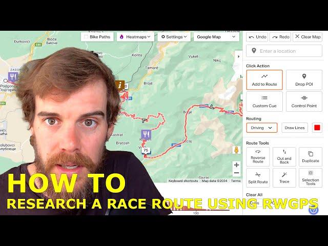 How to research and prepare for an Ultra Cycling / Bikepacking race using RideWithGPS.com