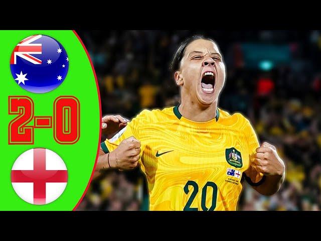 Women's International Friendly | Australia 50% vs England 90% Strength Highlights