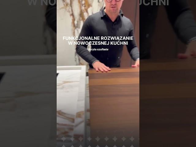 Funkcjonalne rozwiązanie w nowoczesnej kuchni  #remont #kuchnia #interiordesign