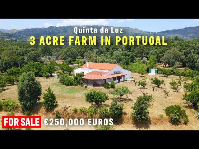 Stunning 3-Bedroom Farm For Sale in Alpedrinha, Central Portugal | €250,000