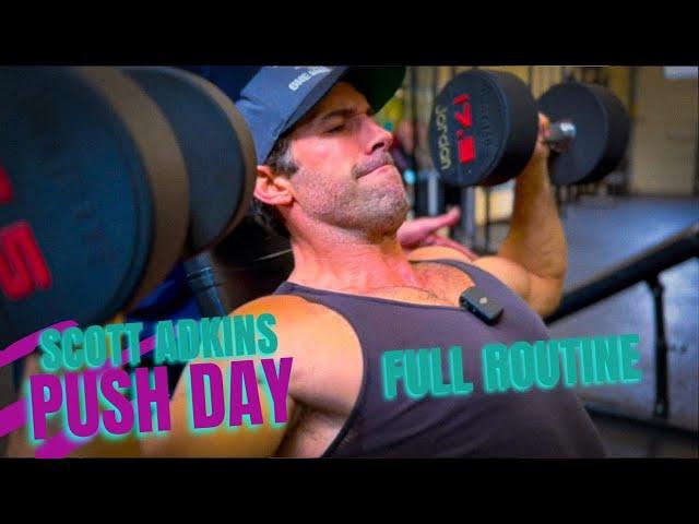 Training Scott Adkins - Push Day with Bryan Norbury at Legends Gym