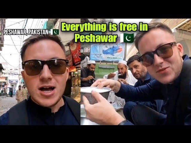 Everything is free in Peshawar  | Travel Pakistan vlog | Street food