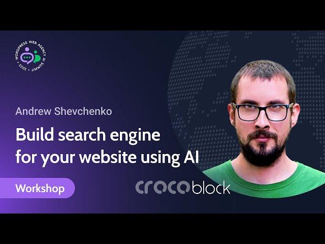 Build Search Engine for your Website Using AI | #wpaisummit2023