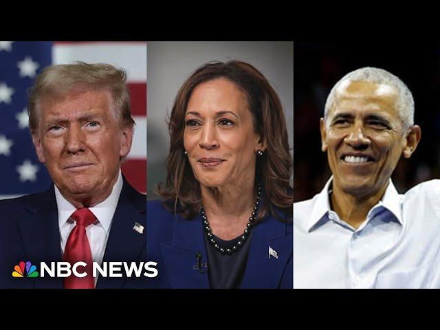 Election day countdown: Harris NBC News interview, Trump in N.C., and Obama campaigns with Walz