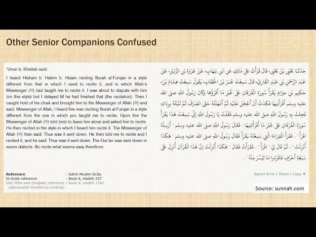 Part 6: Ahruf and Qira'at: The Honest Truth