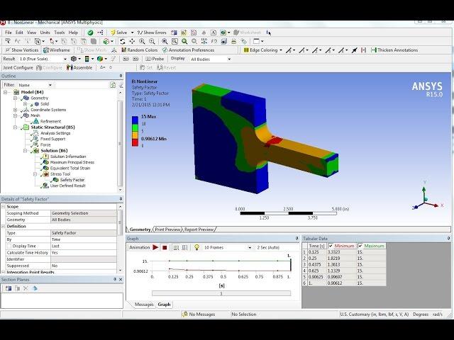 ANSYS Non-Linear Stress-Strain Cast Iron Tutorial - Static Structural