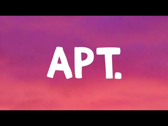 ROSÉ & Bruno Mars - APT. (Lyrics)