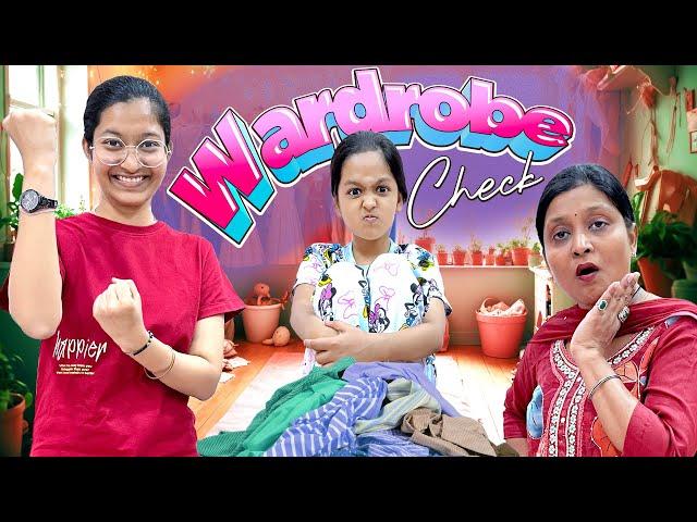 WARDROBE CHECK  | Surprise Wardrobe Check by Jinni  | Funny Video  | Cute Sisters