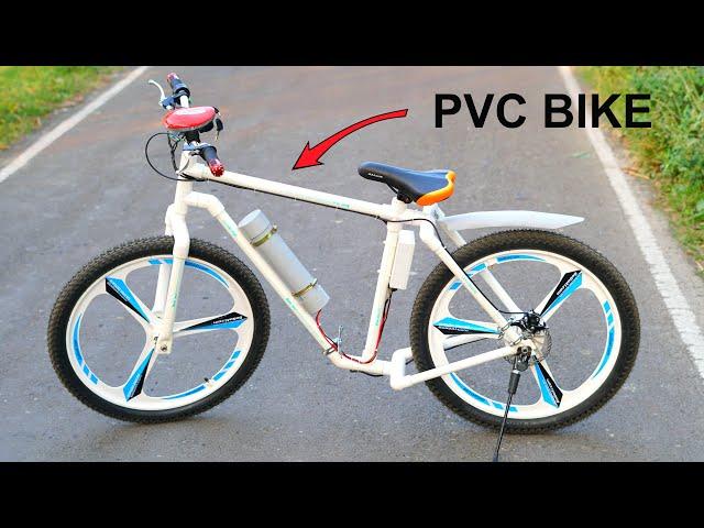 I Built Electric Bike With PVC Pipe