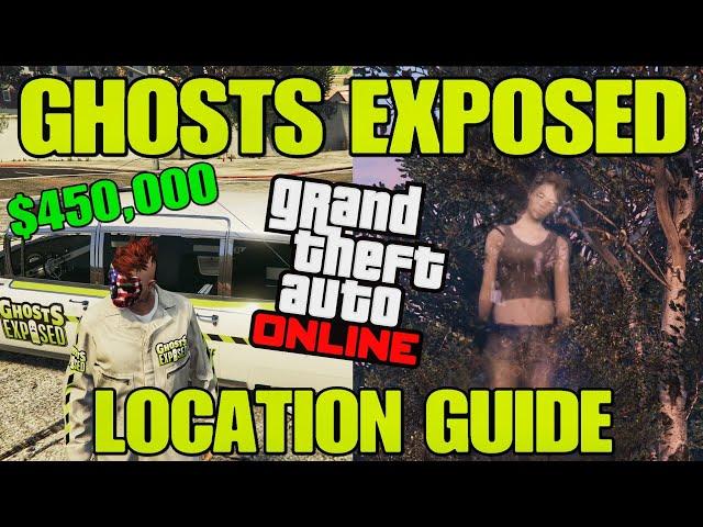 GTA Online GHOSTS EXPOSED Location Guide! ($450K Reward, Vehicle Livery, and Outfit)