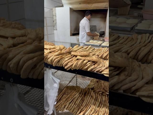 Barbarian bread Iran is a tourist paradise 100 pieces of bread for $2 #bread #shortsvideo