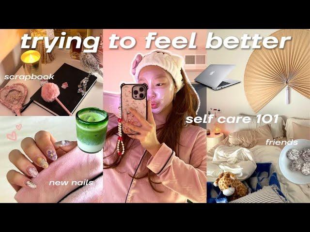 GLOWING UP for 2025self care!! recover & reset, habits, scrapbooking, hobbies