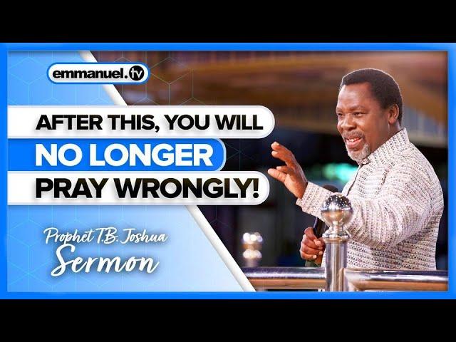 THE HOLY SPIRIT NEVER WORKS ALONE | Prophet TB Joshua Sermon #ProphetTBJoshua #Emmanueltv #Scoan