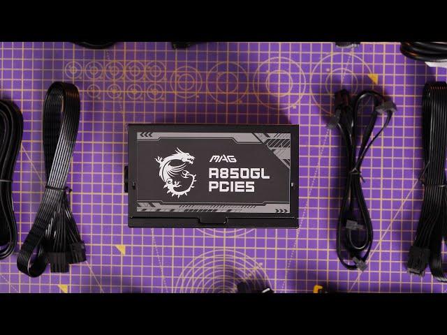 MSI Mag A850GL PSU wiring guide