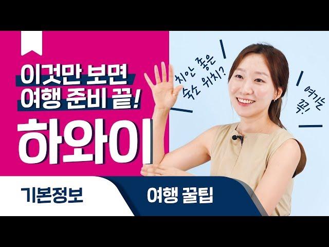 렌트해서 하와이 여행할 때 꼭 알아야할 꿀팁!ㅣ하와이 여행정보 다 모엿! [여행백과사람/여행온도125˚]