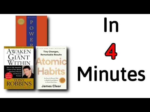 18 Self Help Books Summed Up In 4 Minutes (2025 Edition)