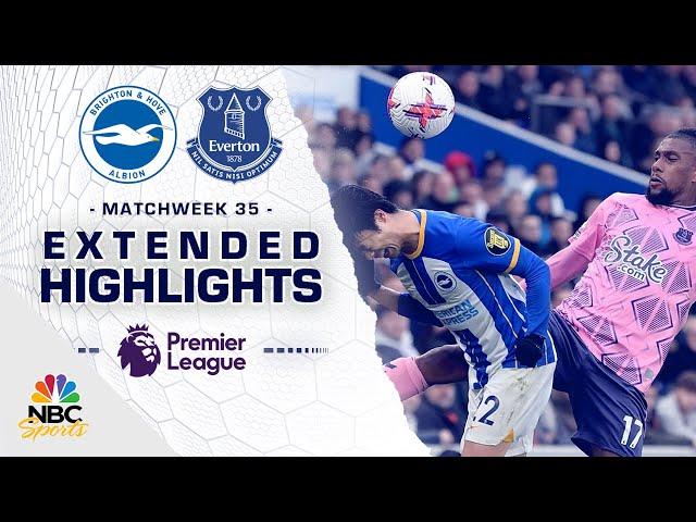 Brighton v. Everton | PREMIER LEAGUE HIGHLIGHTS | 5/8/2023 | NBC Sports