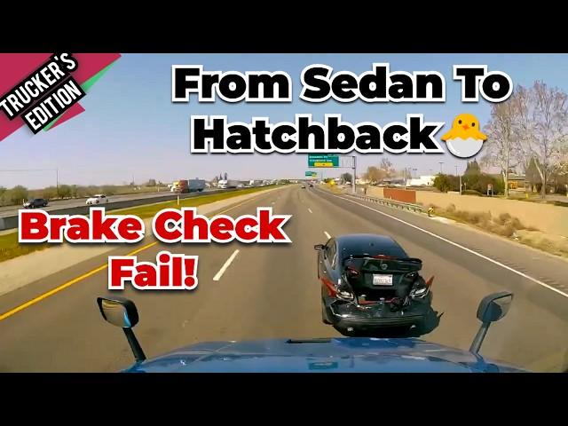 Truckers Edition Nó 92-Road Rage ,Bad Drivers, Brake Checks, Dashcam caught | Instant karma