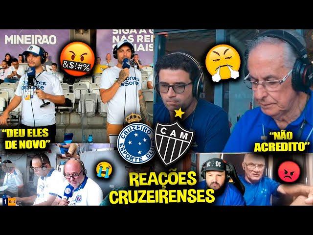 REAÇÕES dos CRUZEIRENSES FURIOSOS com a DERROTA -CRUZEIRO 1X3 ATLÉTICO-MG [REACT CAMPEONATO MINEIRO]