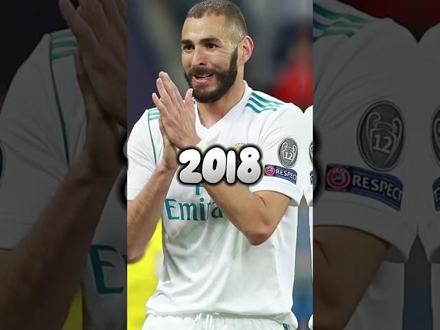 BENZEMA OVER THE YEAR #shorts #benzema #ballondor #ballondor2022