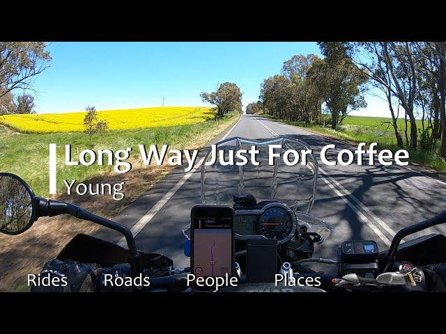 Motorcycle Touring - Long Way Just For Coffee -  Young