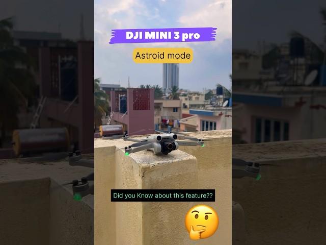DJI MINI 3 PRO Asteroid Mode feature user guide #djimini3pro #dji #drone #tech