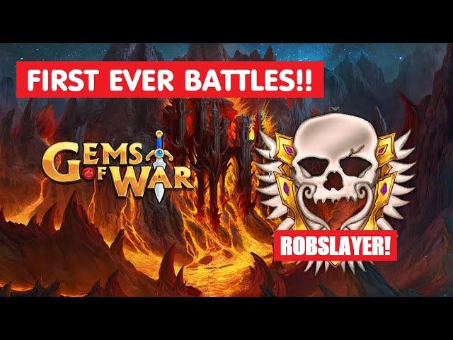 Gems of War Robslayer! First EVER match! Best teams guide and strategy?