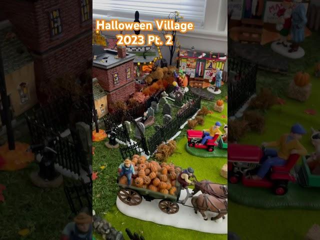 Enjoy part 2, Department 56/Lemax “Haddonfield” Halloween village 