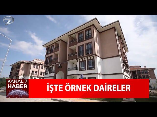 İşte Sosyal Konuttaki Örnek Daireler