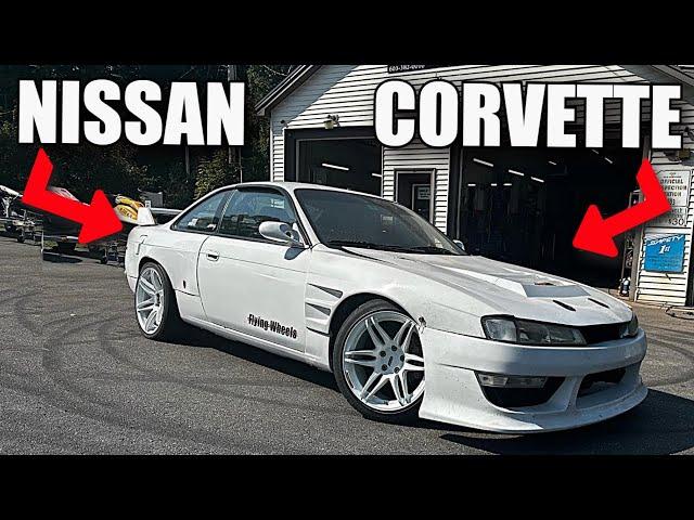 BARN FIND - Restoring This Old Nissan 240sx with a V8 Corvette Engine