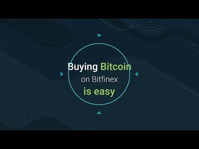 Buying Bitcoin on Bitfinex
