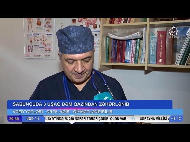 Sabunçu rayonunda 3 uşaq  dəm qazından zəhərlənib