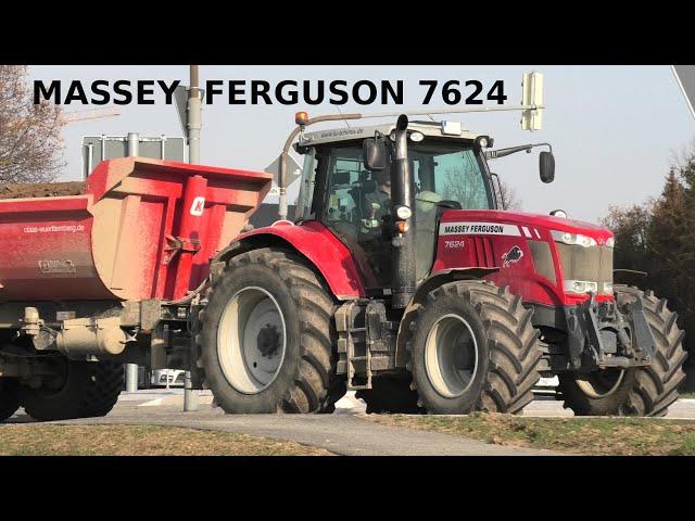 Massey Ferguson 7624 * Großer Traktor * Big tractor on the road