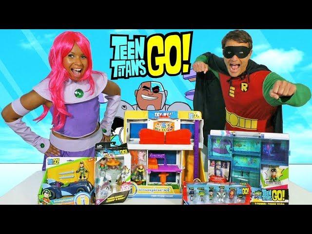 Teen Titans Go Toy Challenge - Starfire Vs Robin !  || Toy Review || Konas2002