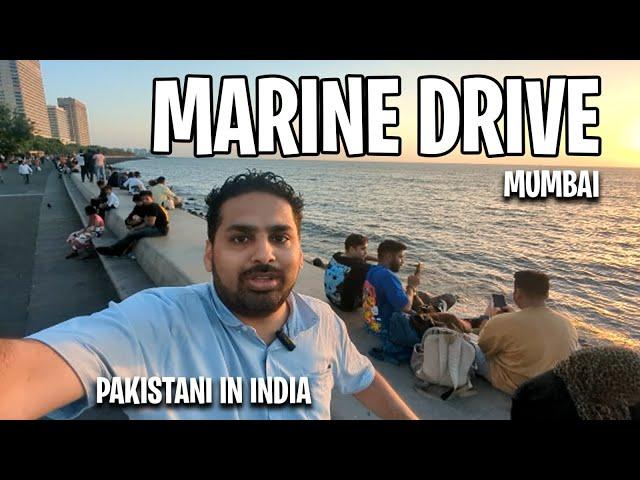 Marine Drive Mumbai Walk | Pakistani in India | #indianfood