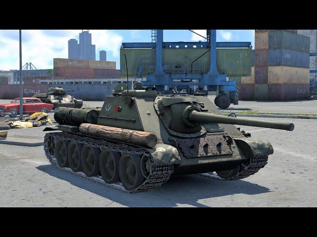 War Thunder: USSR - SU-85 Gameplay [1440p 60FPS]