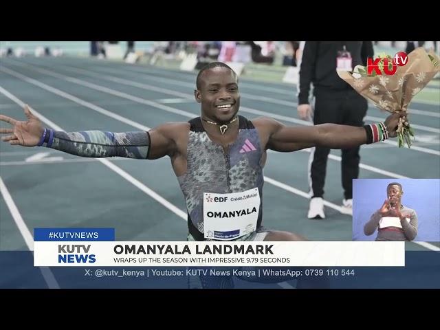 Omanyala finishes 2024 season as world’s second-fastest 100m sprinter