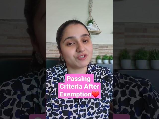 Passing Criteria After CS Exemption #csjaspreetdhanjal #ashortaday #cacscma #exams2023