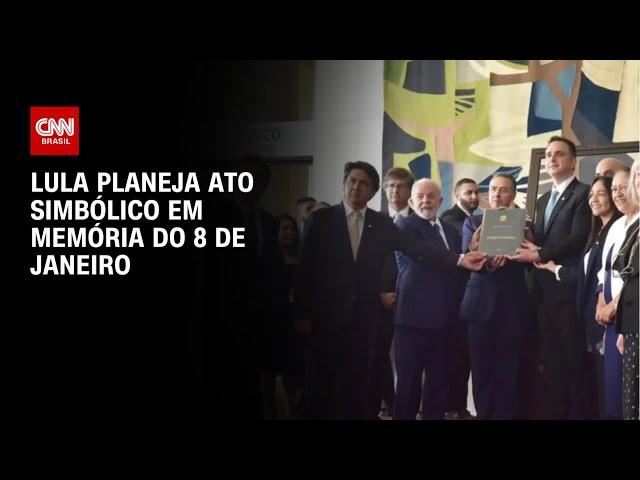 Lula planeja ato simbólico em memória do 8 de Janeiro | LIVE CNN