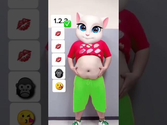 very Funny Talking Angela dance , you will laugh